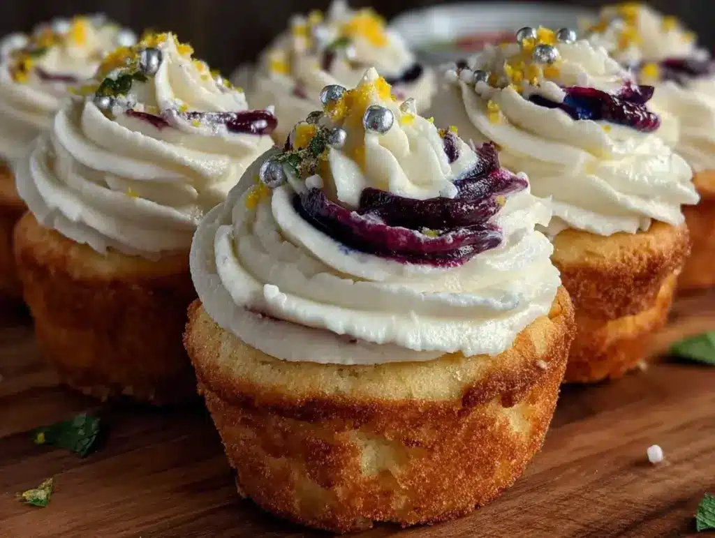 number-shaped pull-apart cupcake cake - featured image