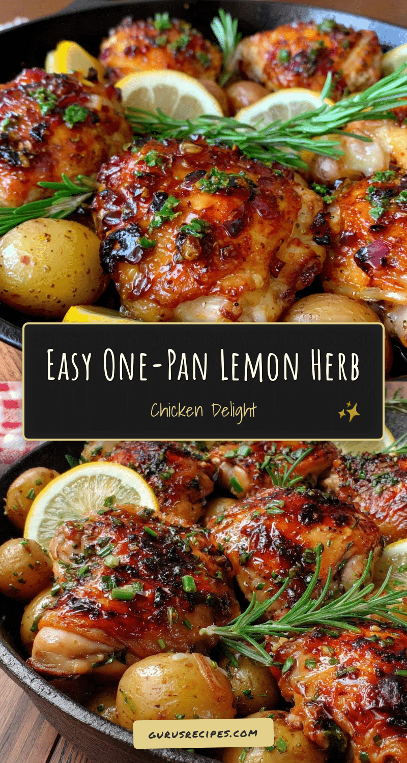 one-pan lemon herb spring chicken recipe