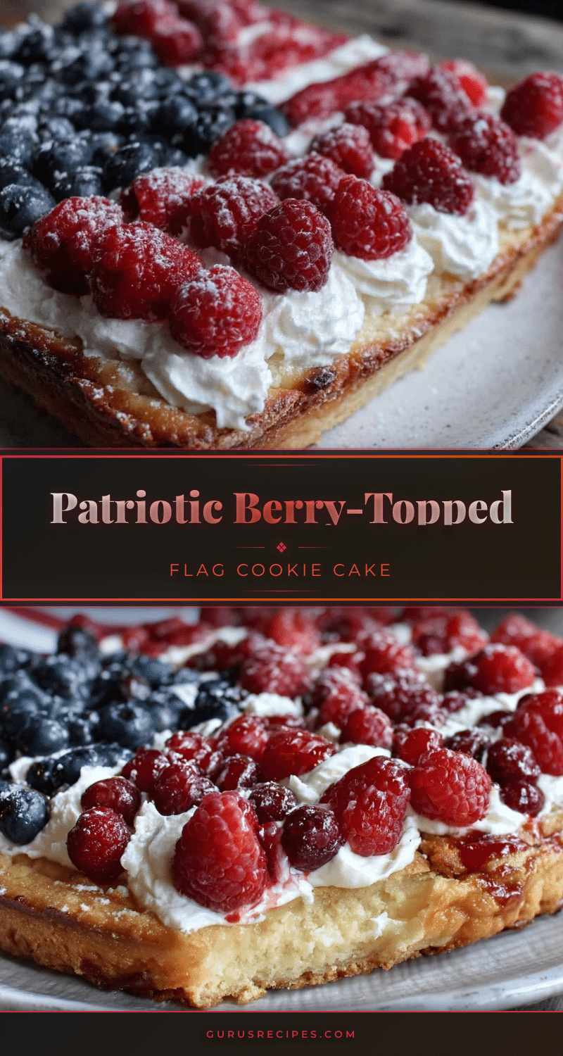 patriotic flag cookie cake recipe