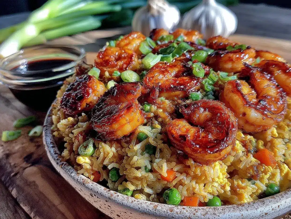 quick shrimp fried rice recipe preparation steps