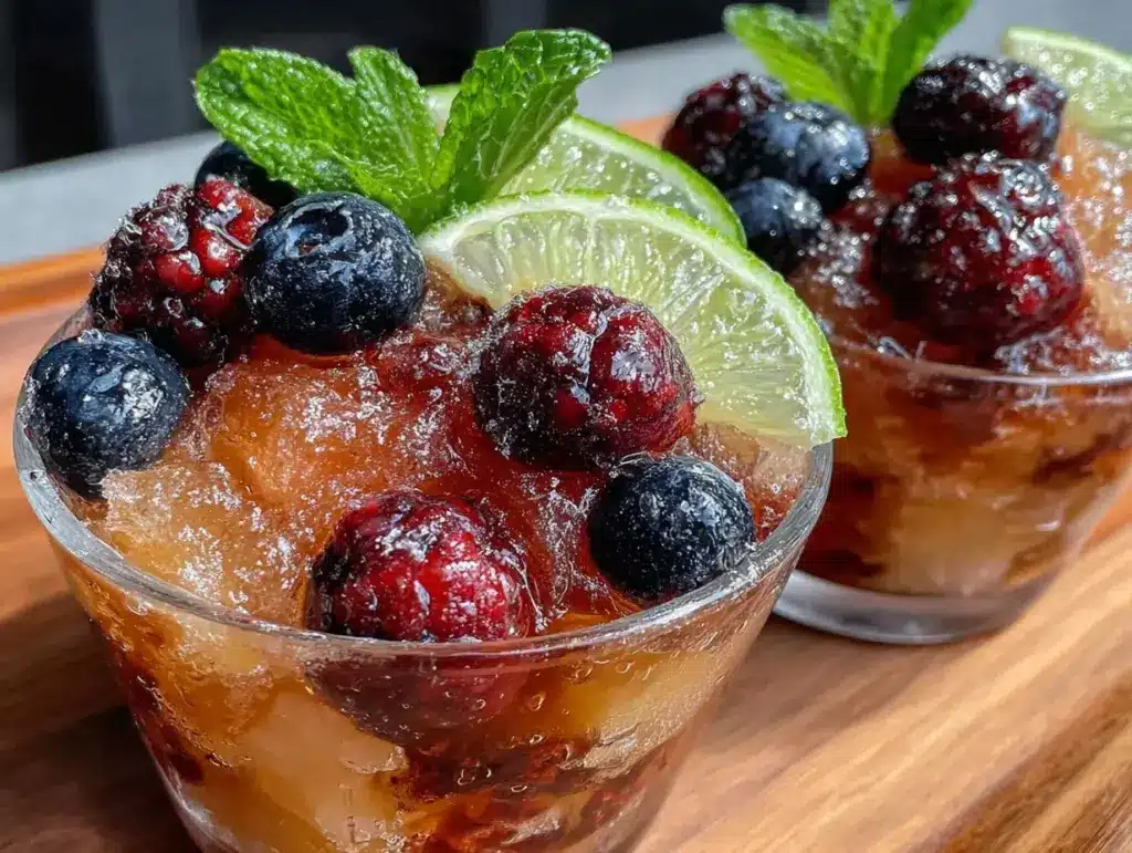 refreshing frozen fruit cups - featured image