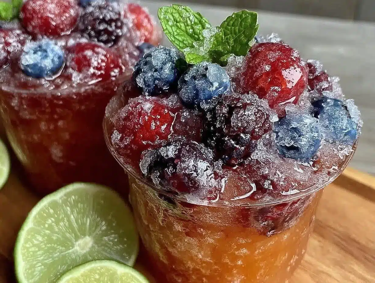 refreshing frozen fruit cups preparation steps