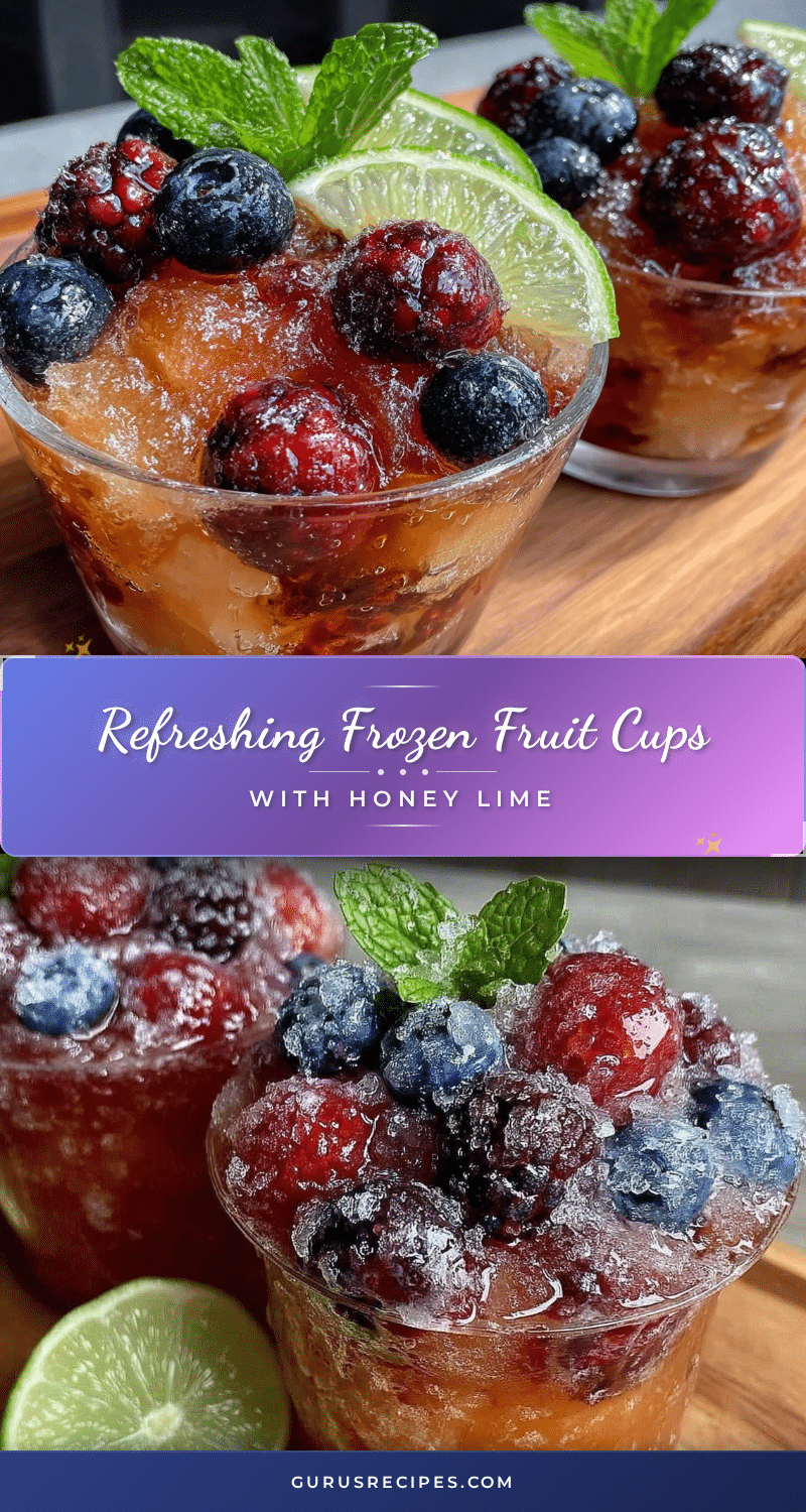 refreshing frozen fruit cups recipe