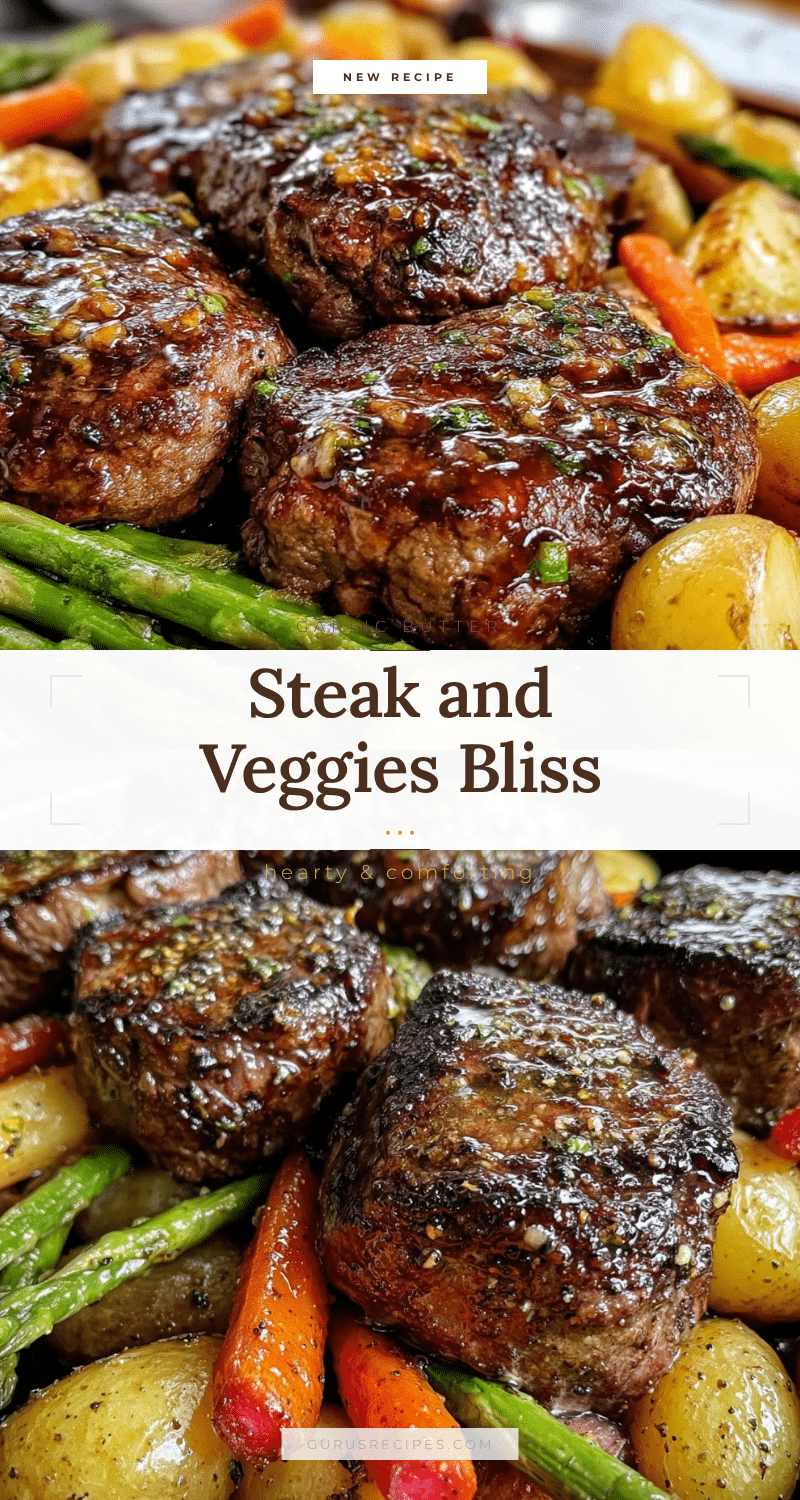 sheet pan garlic butter steak recipe