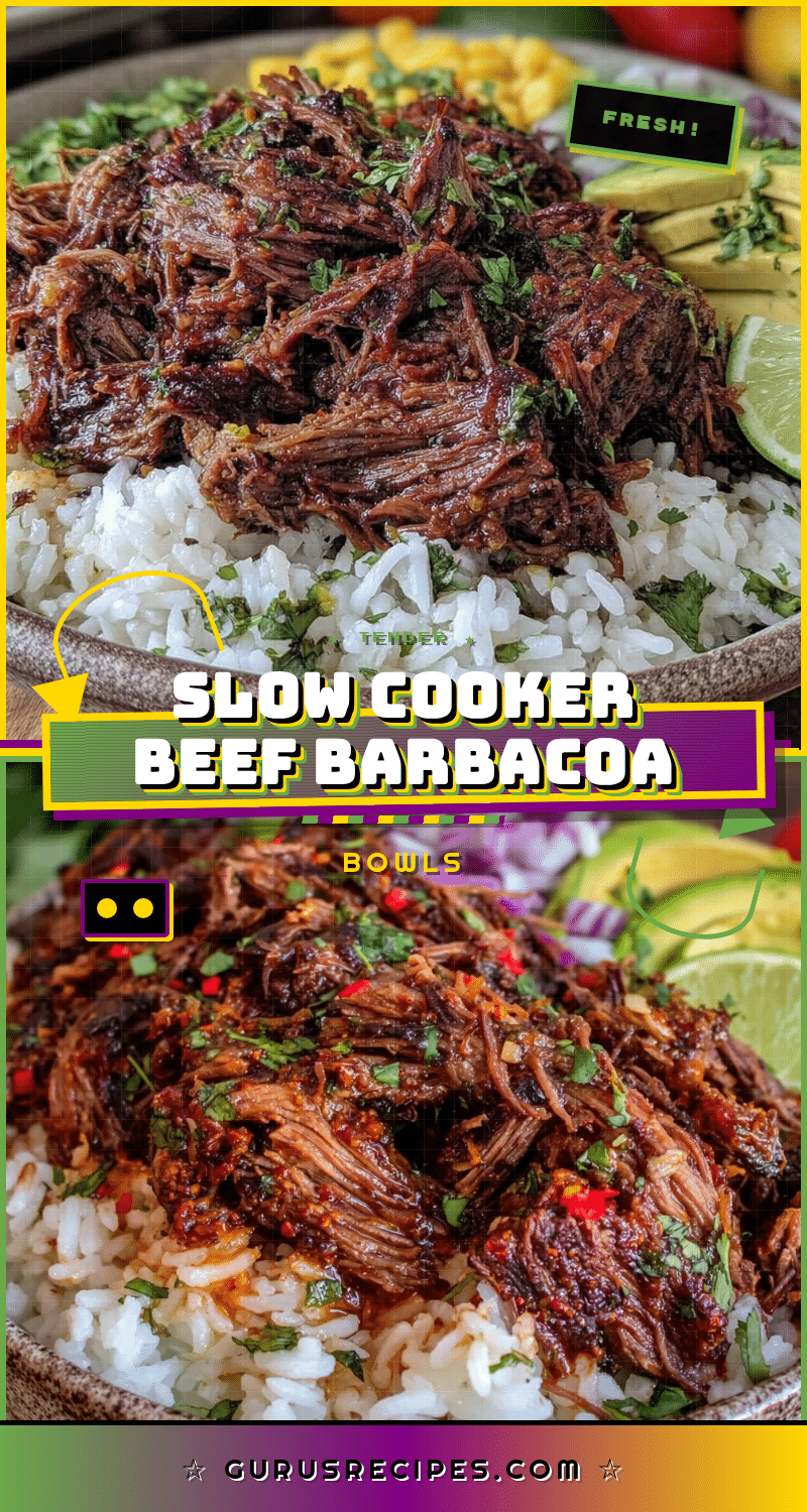 slow cooker beef barbacoa bowls recipe