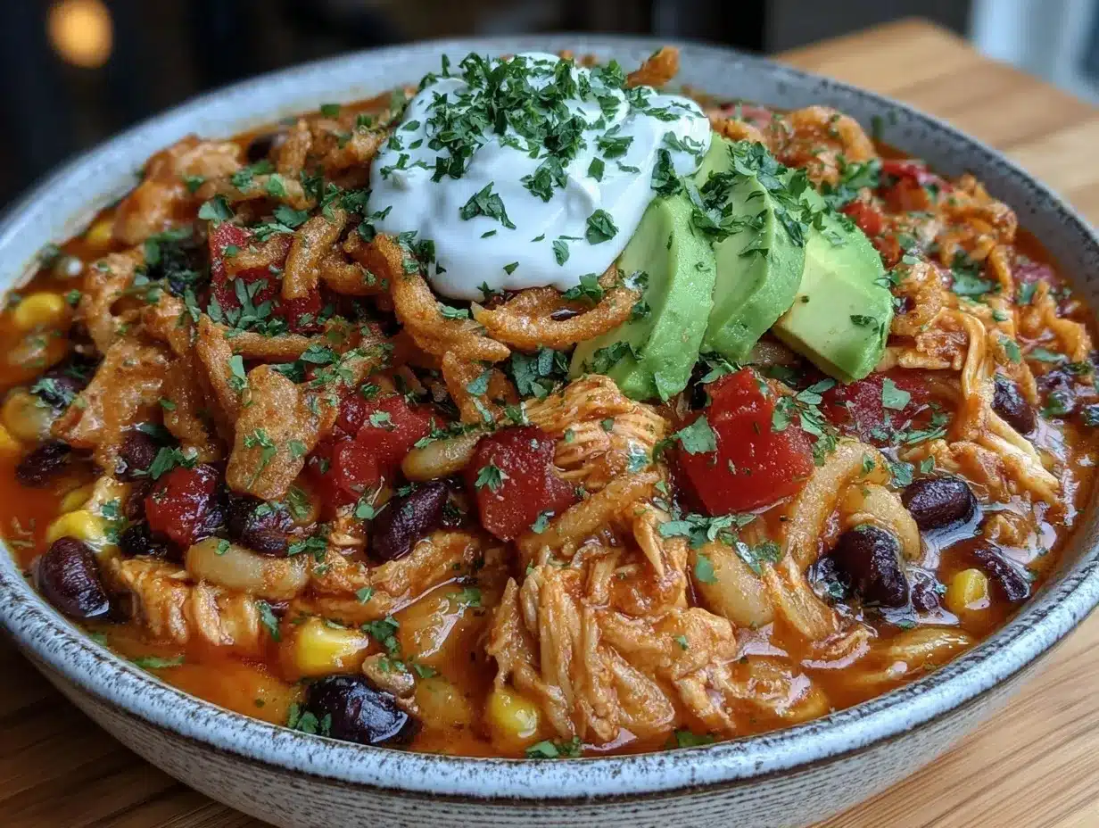 slow cooker chicken tortilla soup preparation steps