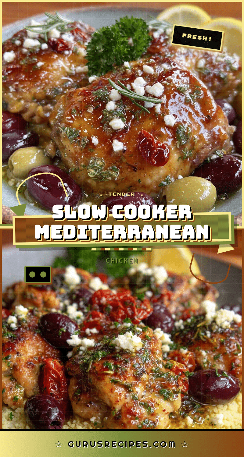 slow cooker Mediterranean chicken recipe