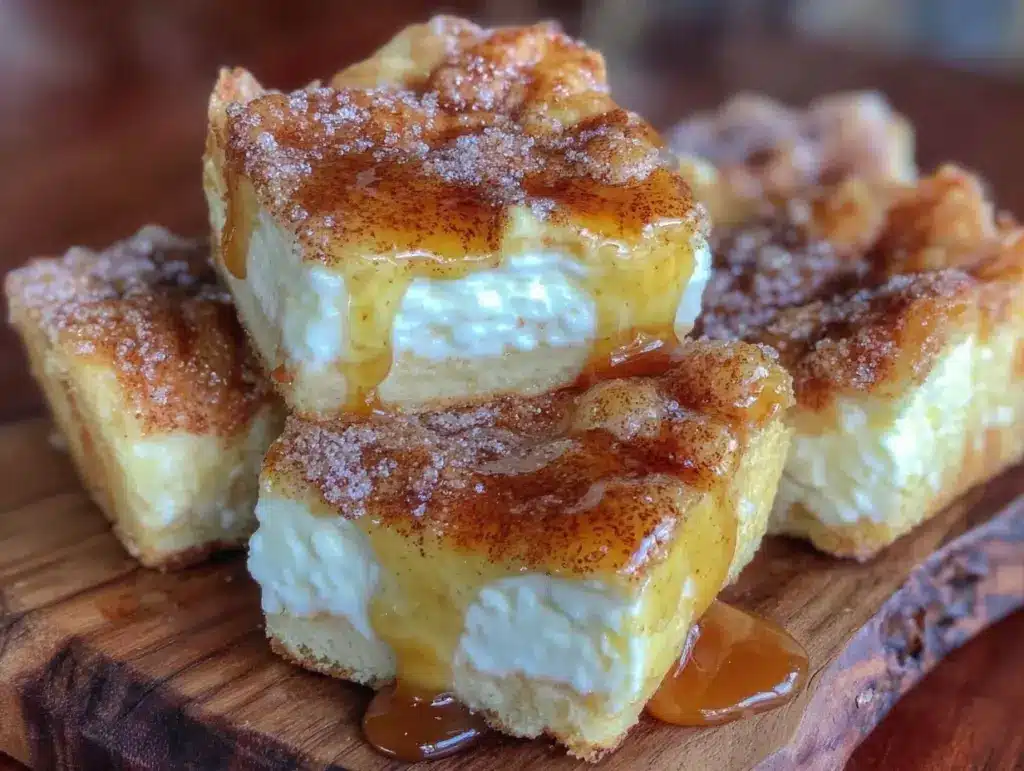 sopapilla cheesecake bars - featured image