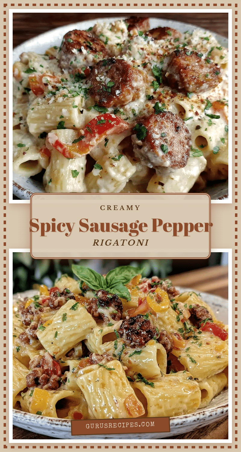 spicy sausage rigatoni recipe