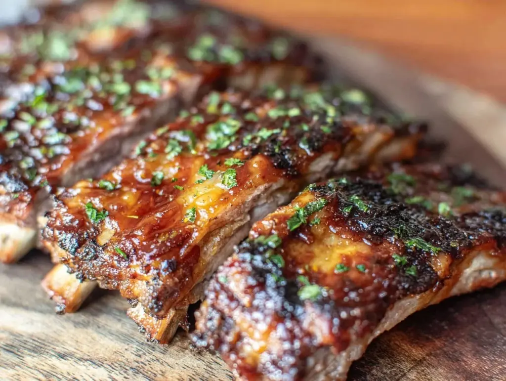 tender smoked pork ribs recipe - featured image