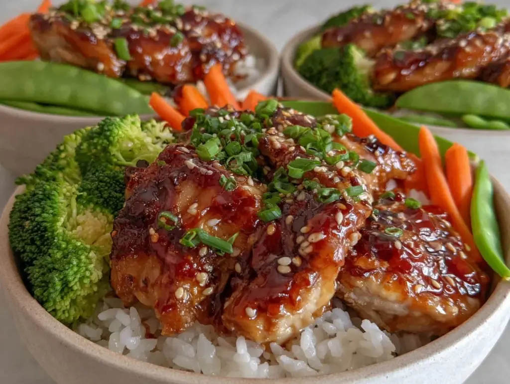 teriyaki chicken meal prep bowls - featured image