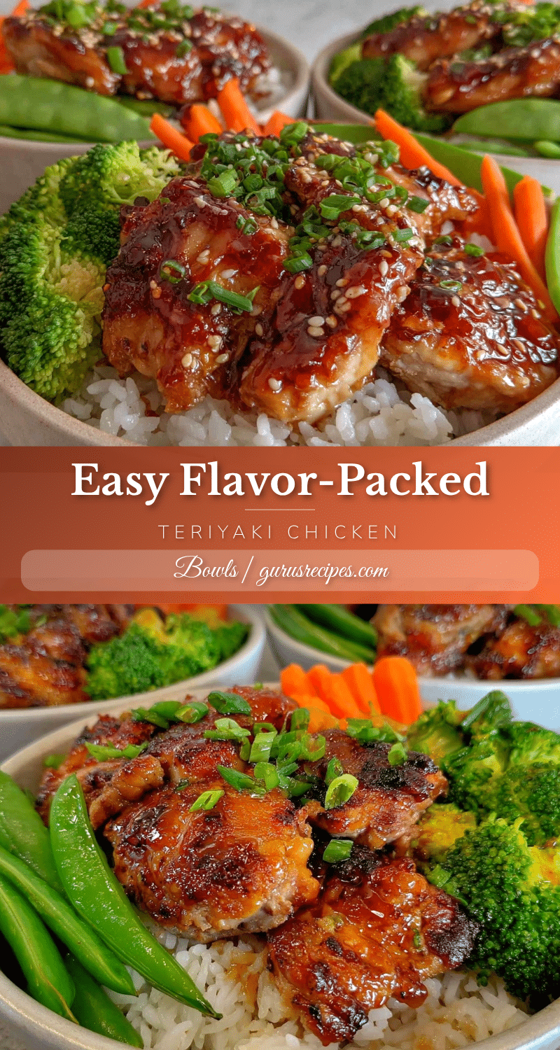 teriyaki chicken meal prep bowls recipe