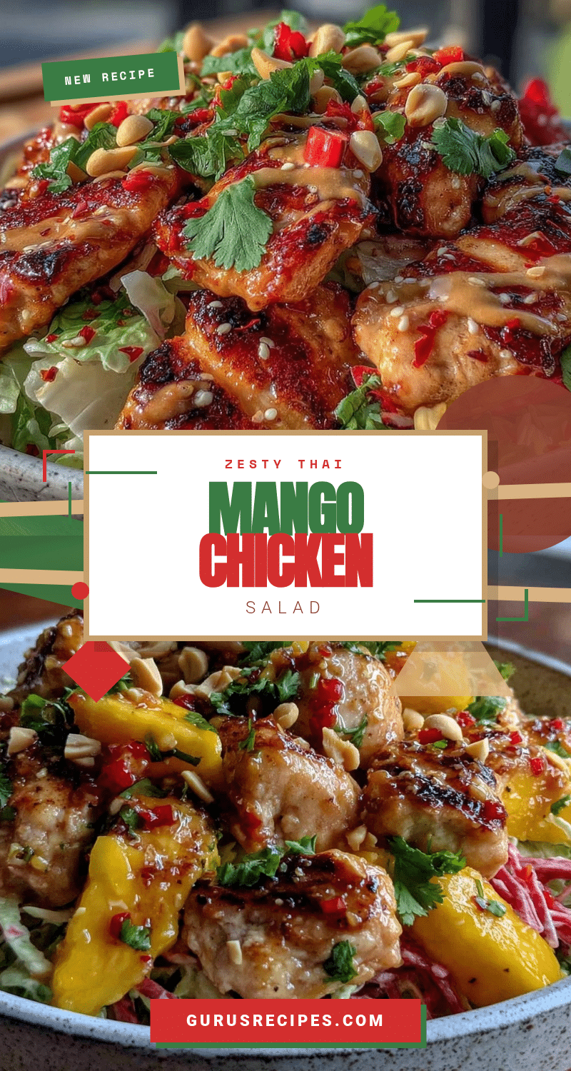 Thai Mango Chicken Salad recipe