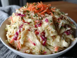vinegar based coleslaw - featured image