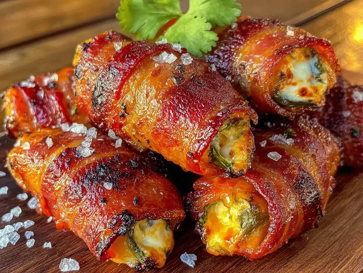bacon wrapped jalapeño poppers preparation steps