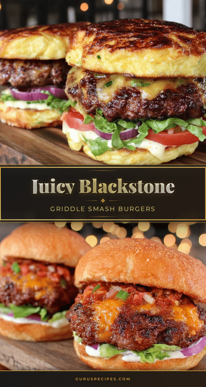 Blackstone griddle smash burgers recipe