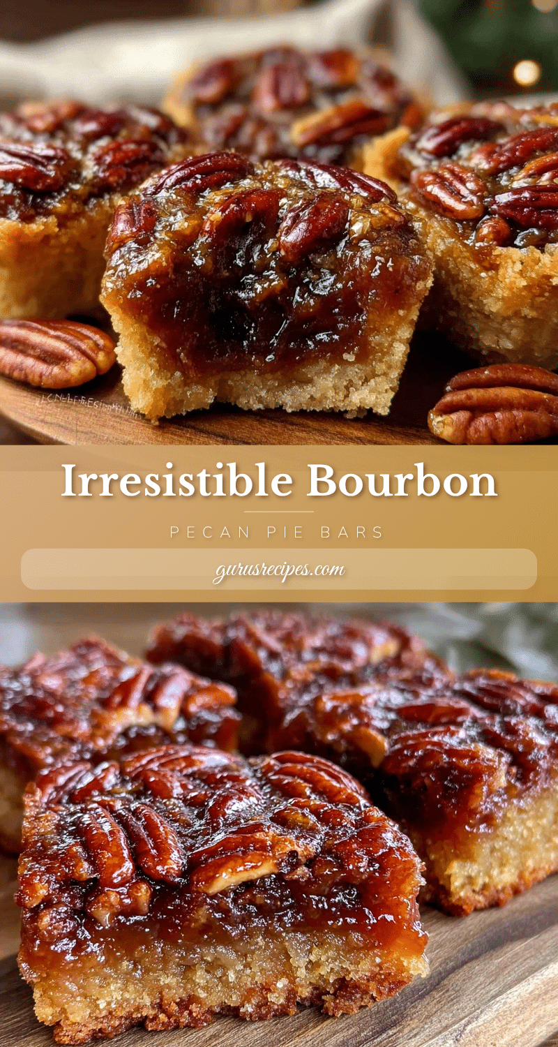 bourbon pecan pie bars recipe
