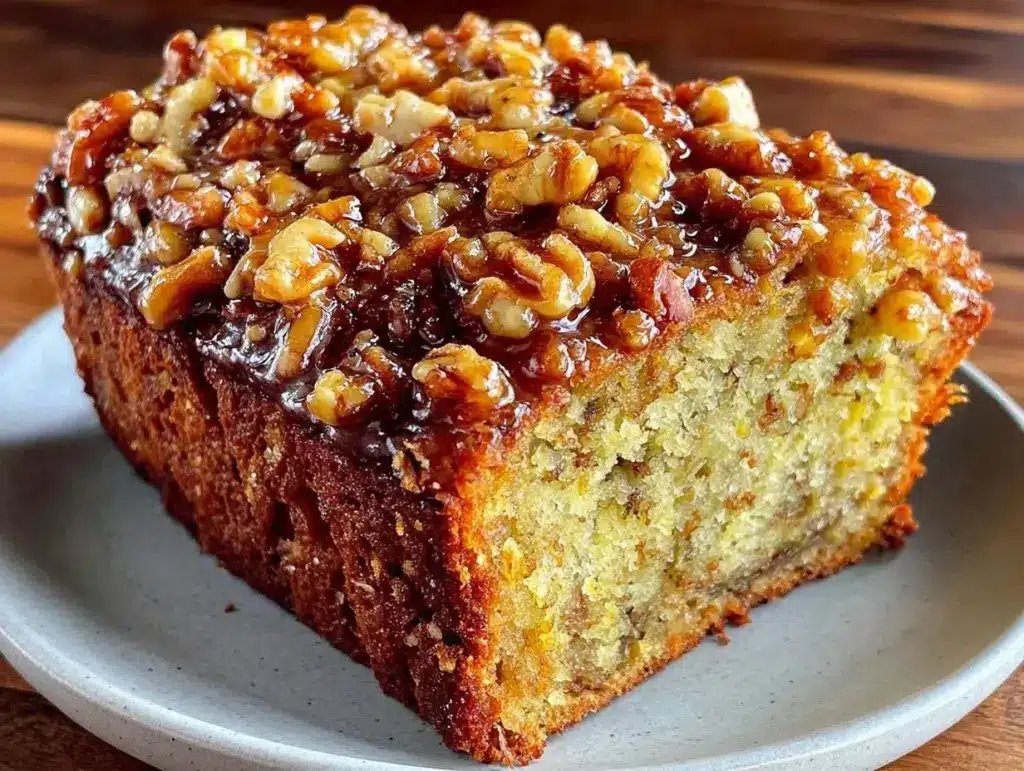 brown butter banana bread - featured image
