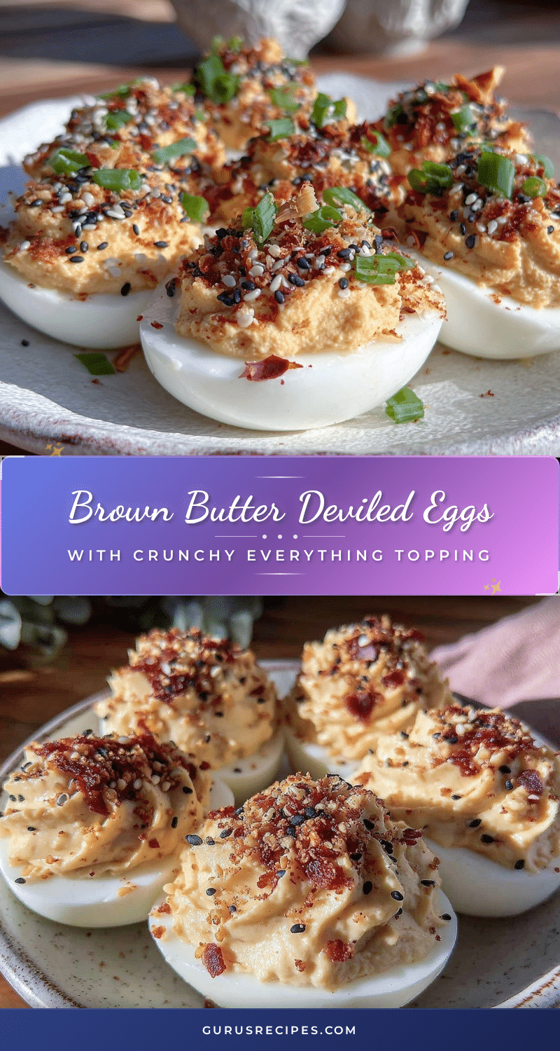 brown butter deviled eggs recipe