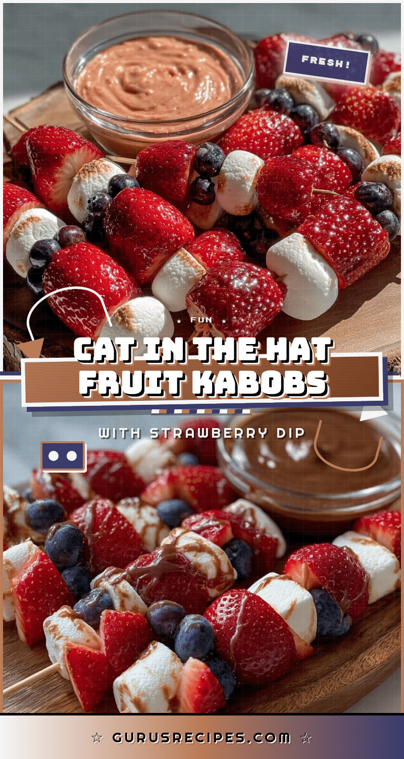 cat in the hat fruit kabobs recipe