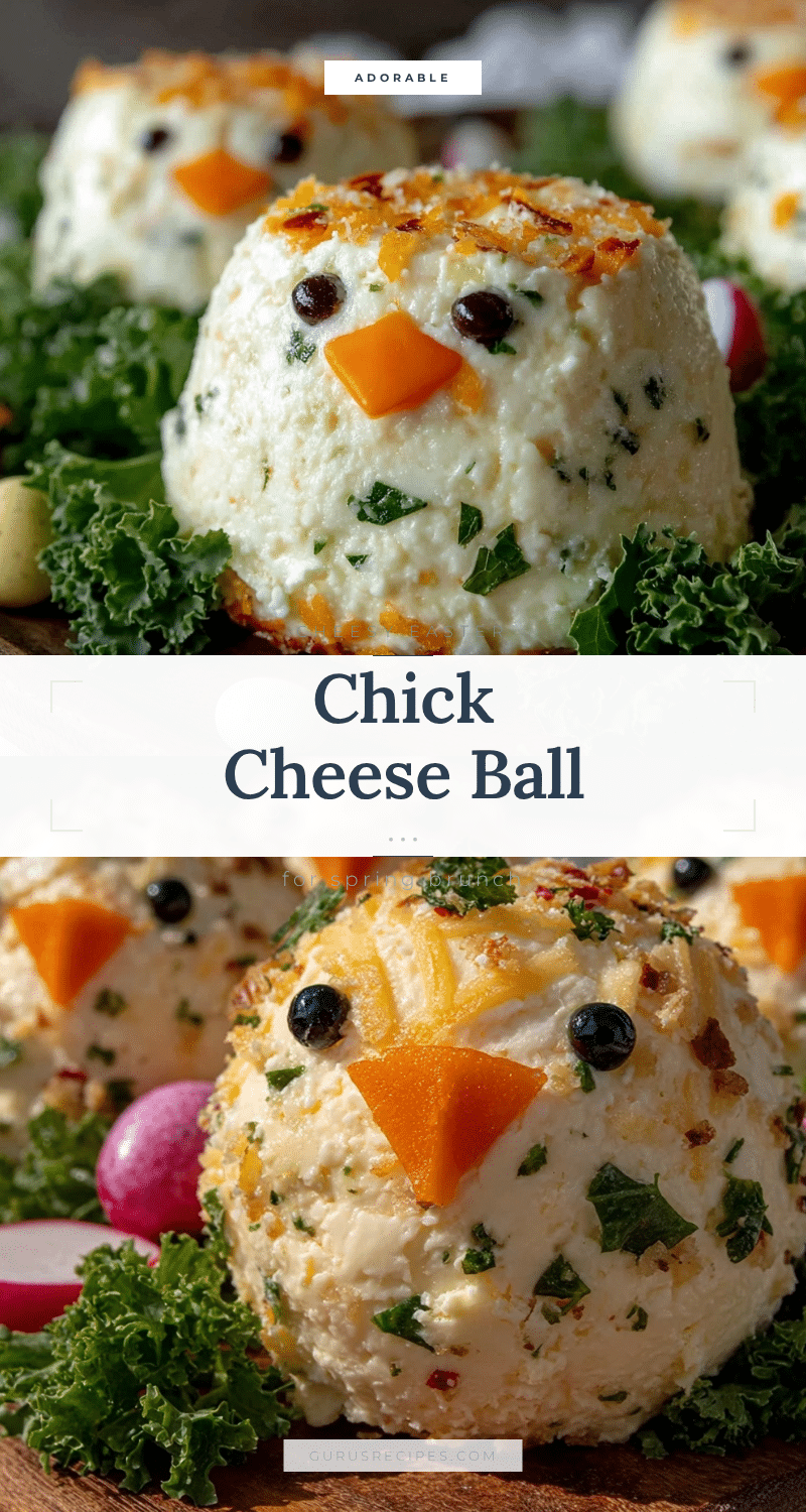 cheese ball chick shaped recipe recipe