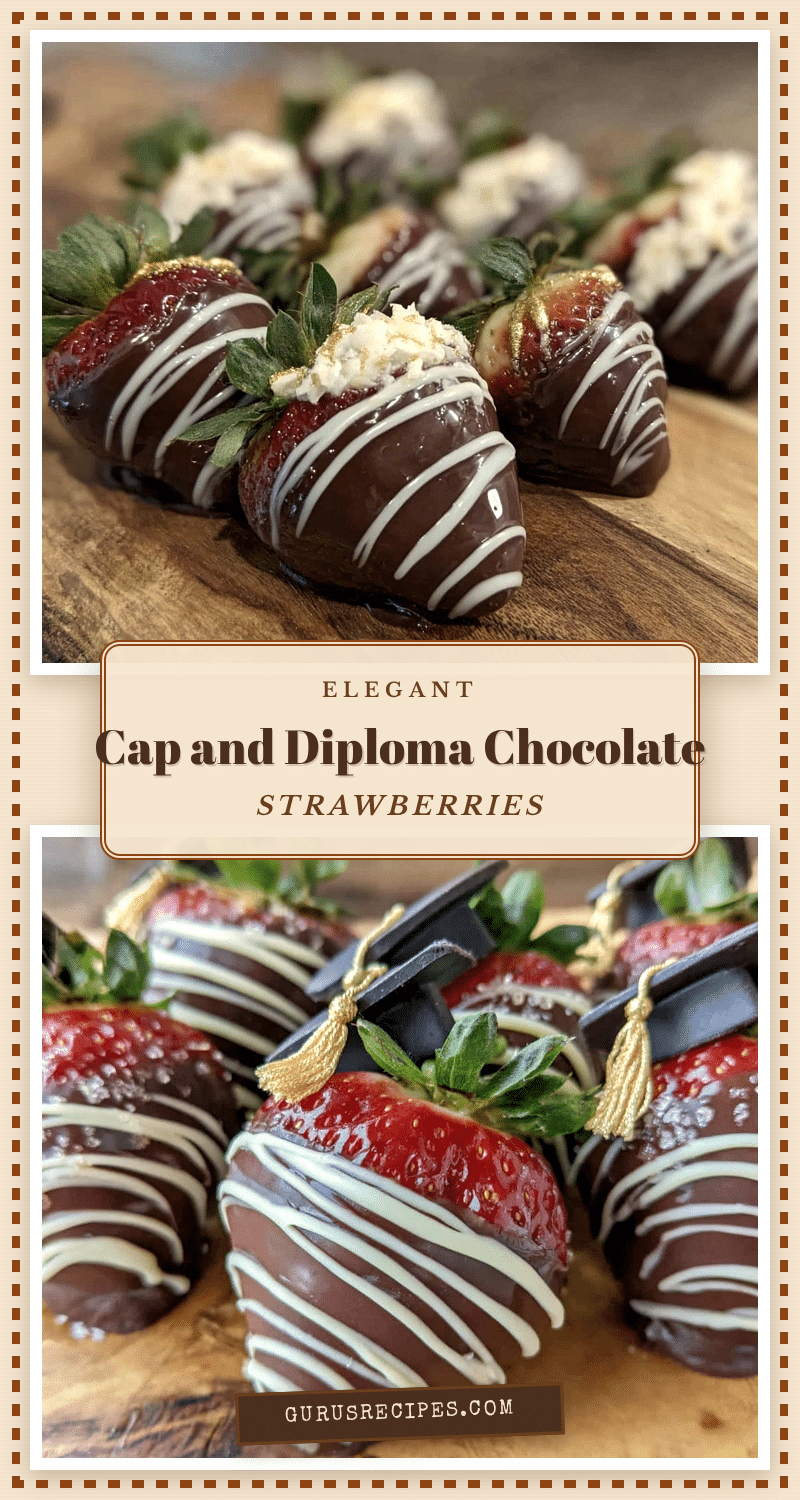 chocolate covered strawberries graduation recipe