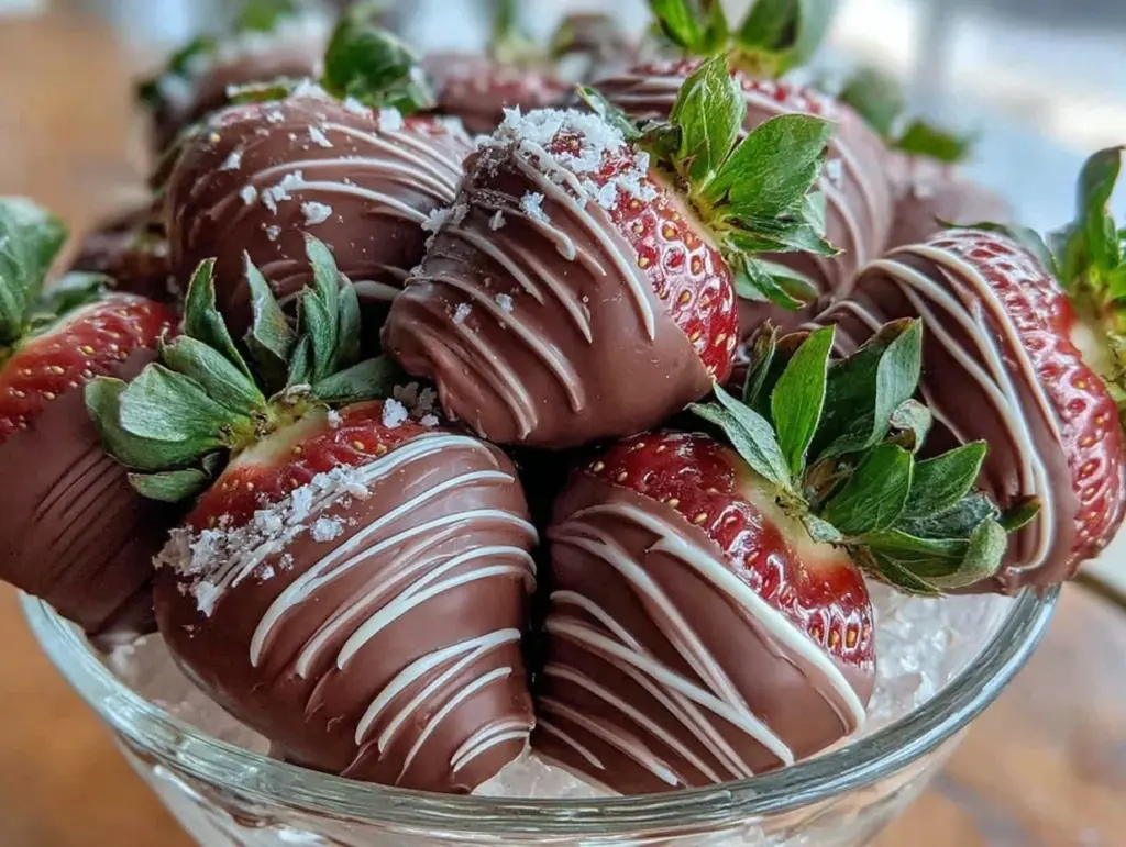 chocolate covered strawberry bouquet - featured image