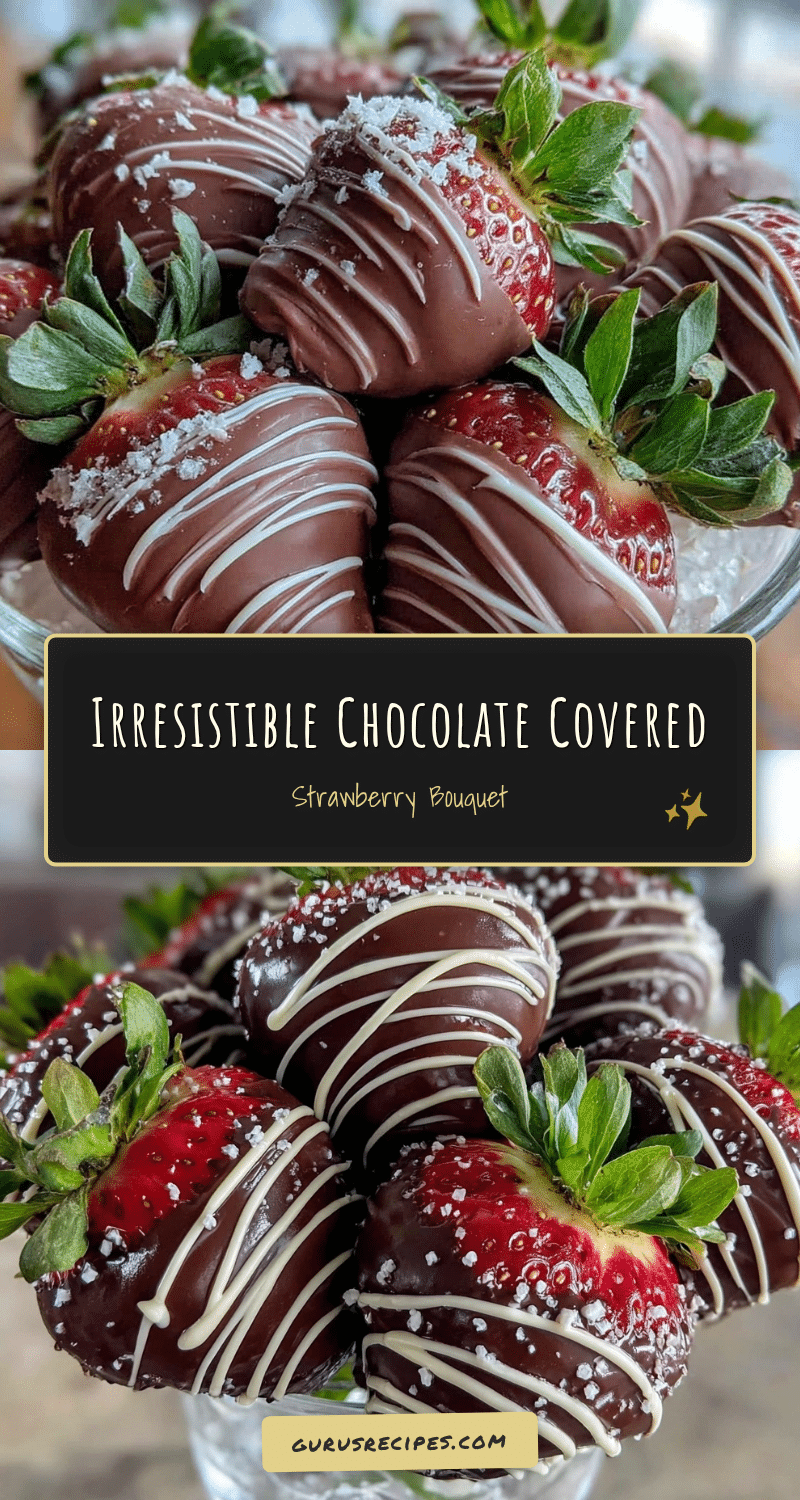 chocolate covered strawberry bouquet recipe