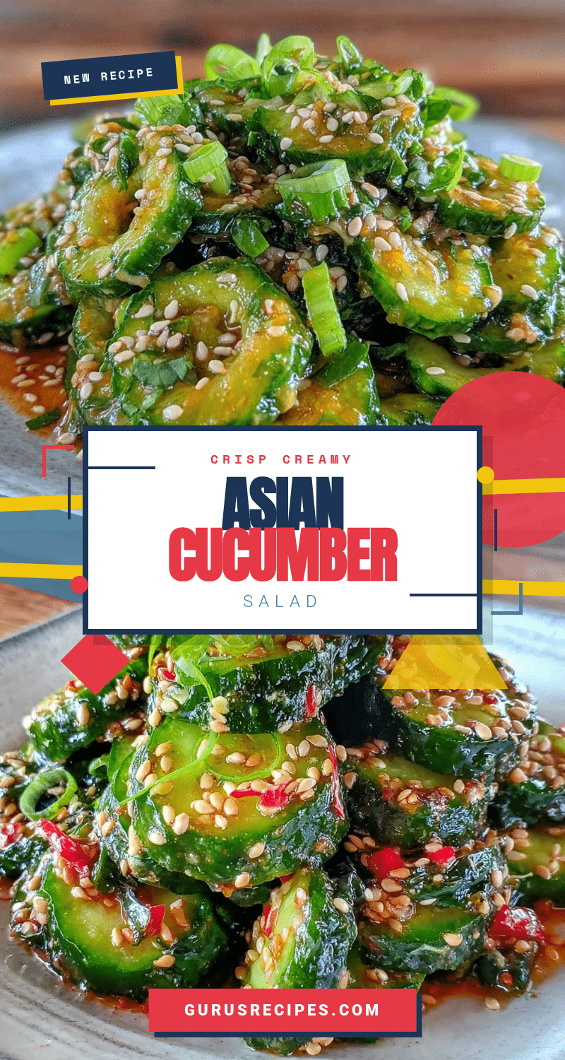 creamy asian cucumber salad recipe