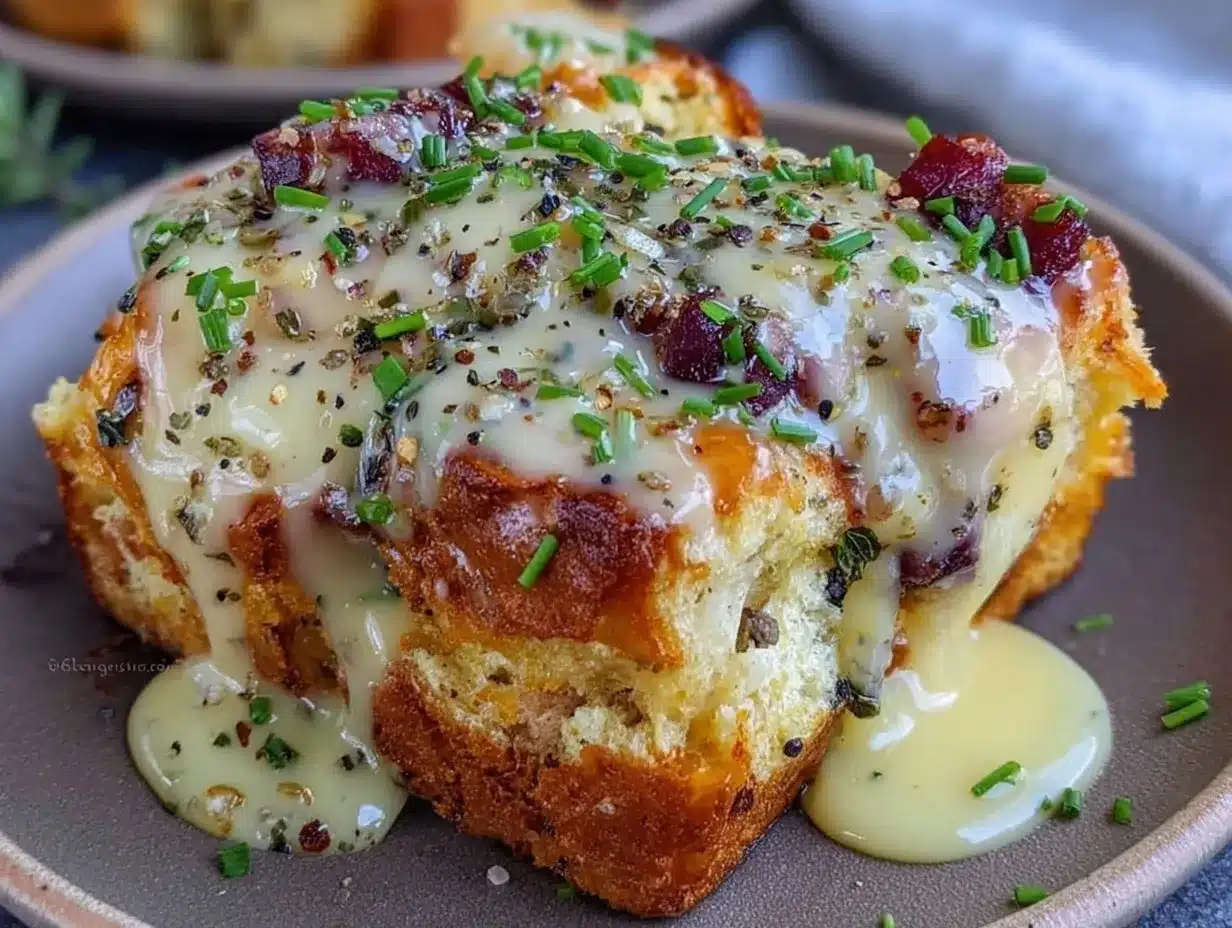 creamy eggs benedict casserole preparation steps