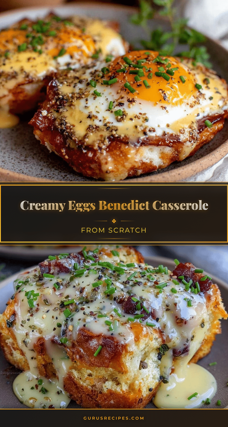 creamy eggs benedict casserole recipe