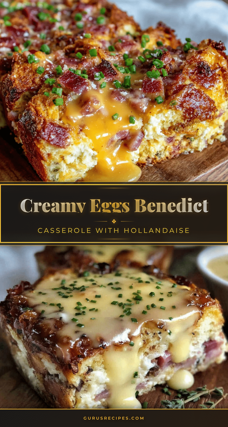 creamy eggs benedict casserole recipe