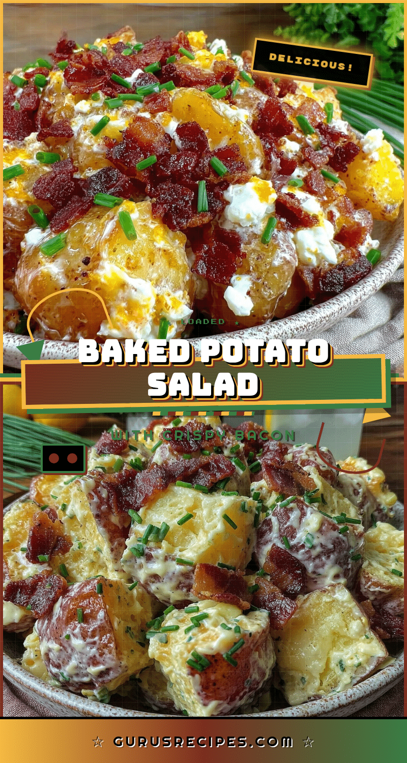 creamy loaded baked potato salad recipe