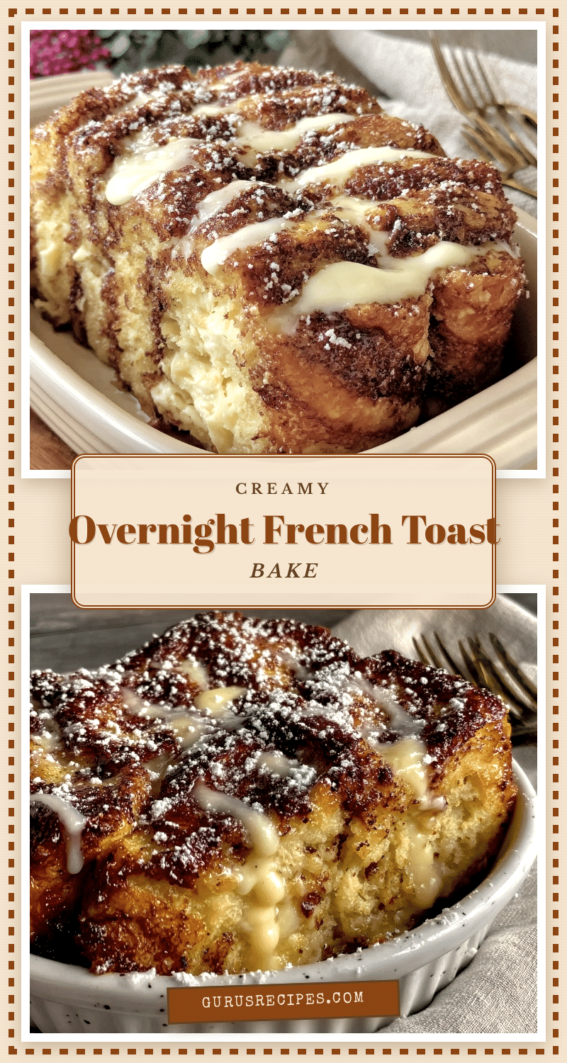 creamy overnight french toast bake recipe