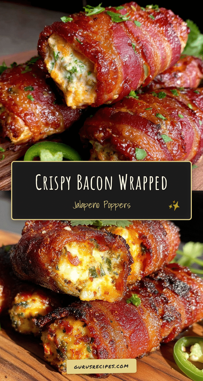 crispy bacon wrapped stuffed jalapeno poppers recipe