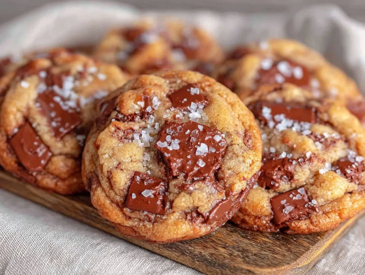 crispy brown butter chocolate chip cookies preparation steps