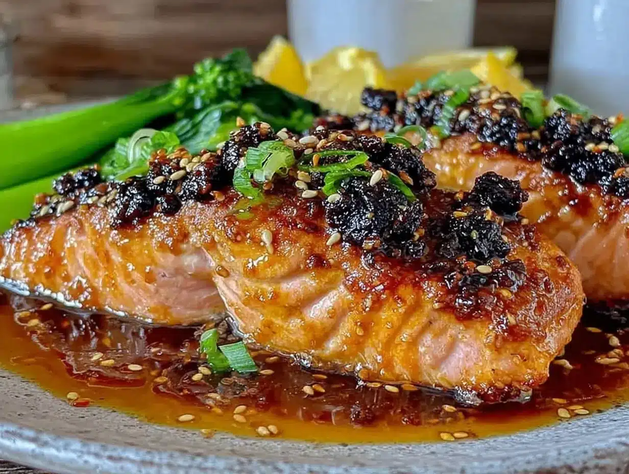crispy miso glazed salmon preparation steps
