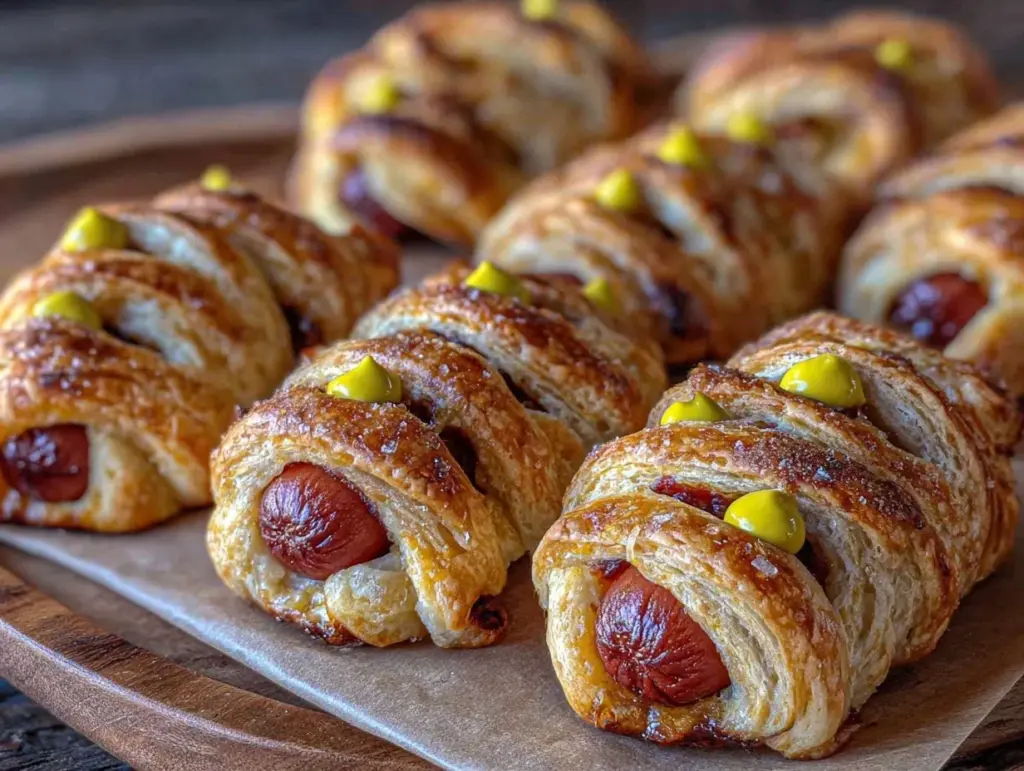 crispy mummy wrapped hot dogs - featured image