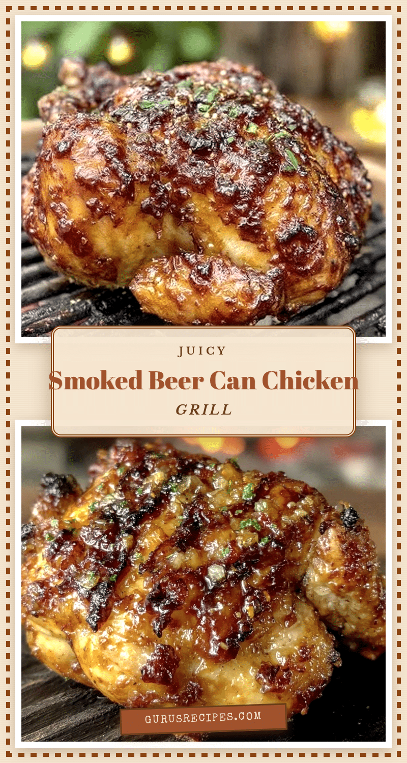 crispy smoked beer can chicken recipe