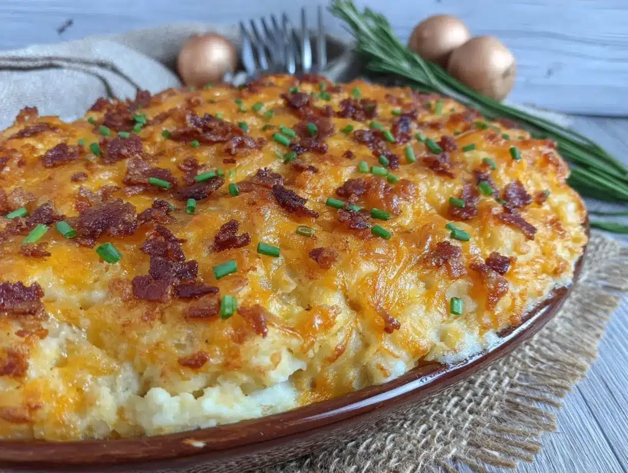 crispy twice baked potato casserole preparation steps