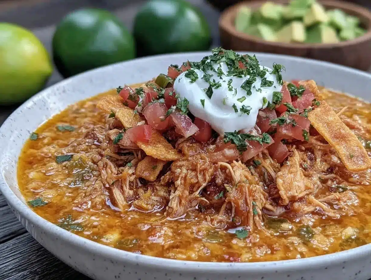 crockpot chicken tortilla soup preparation steps