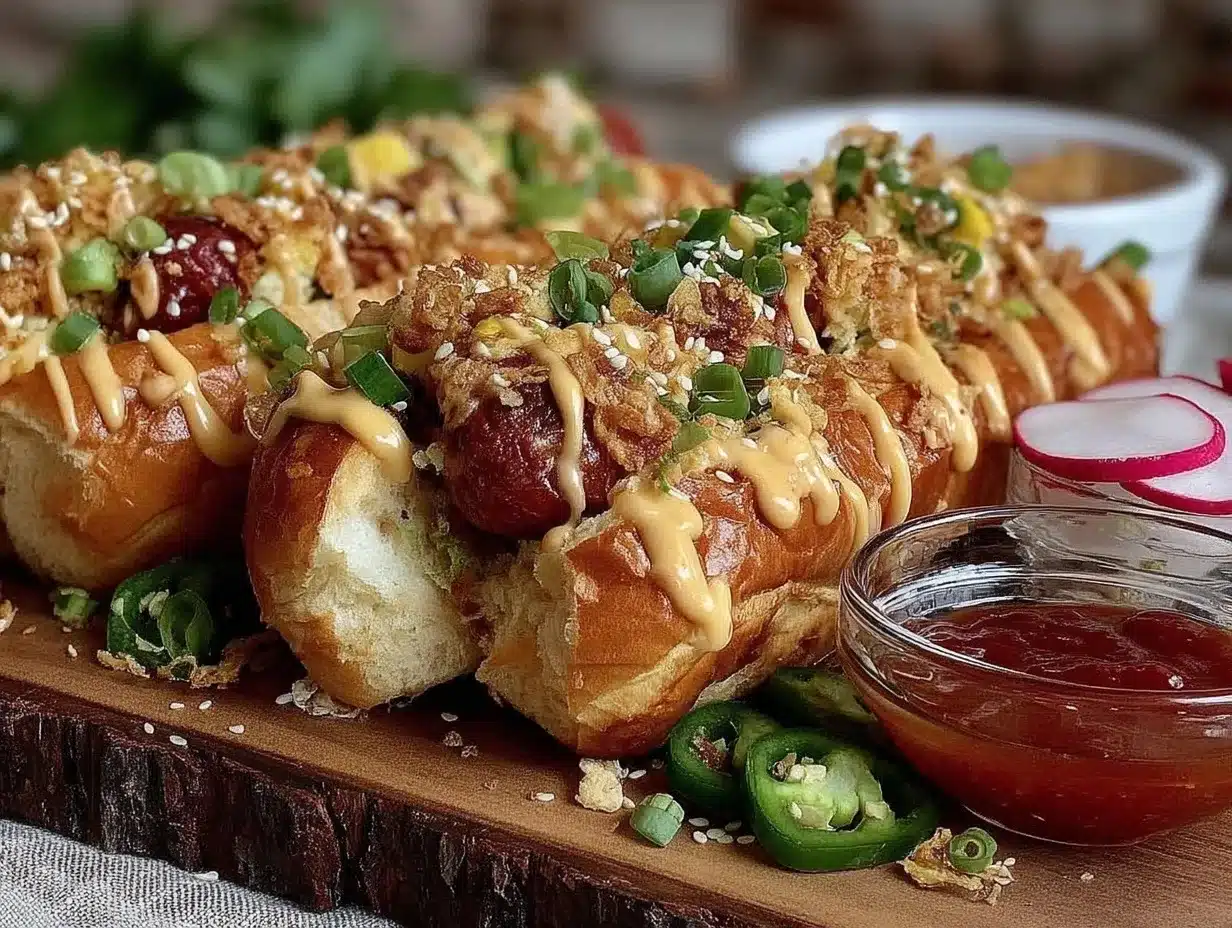 firecracker hot dogs preparation steps