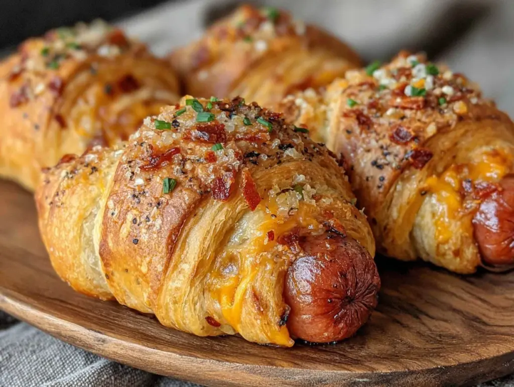 firecracker hot dogs wrapped in crescent rolls - featured image