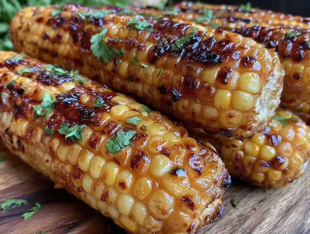 flavorful grilled corn on the cob with chili lime butter - featured image