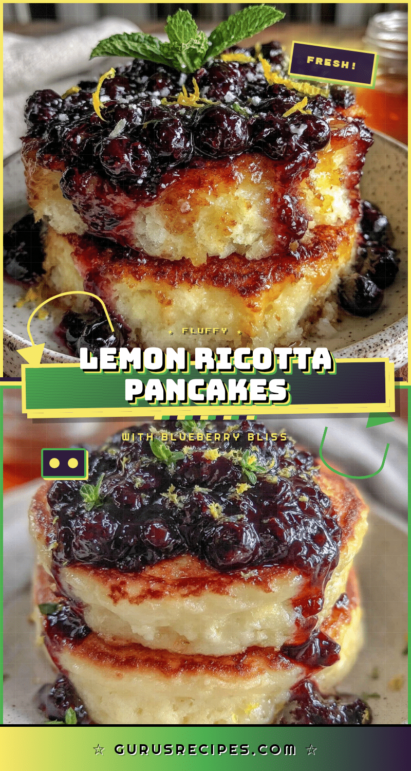 fluffy lemon ricotta pancakes recipe