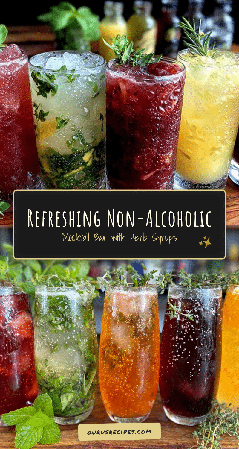 fresh non-alcoholic mocktail bar recipe