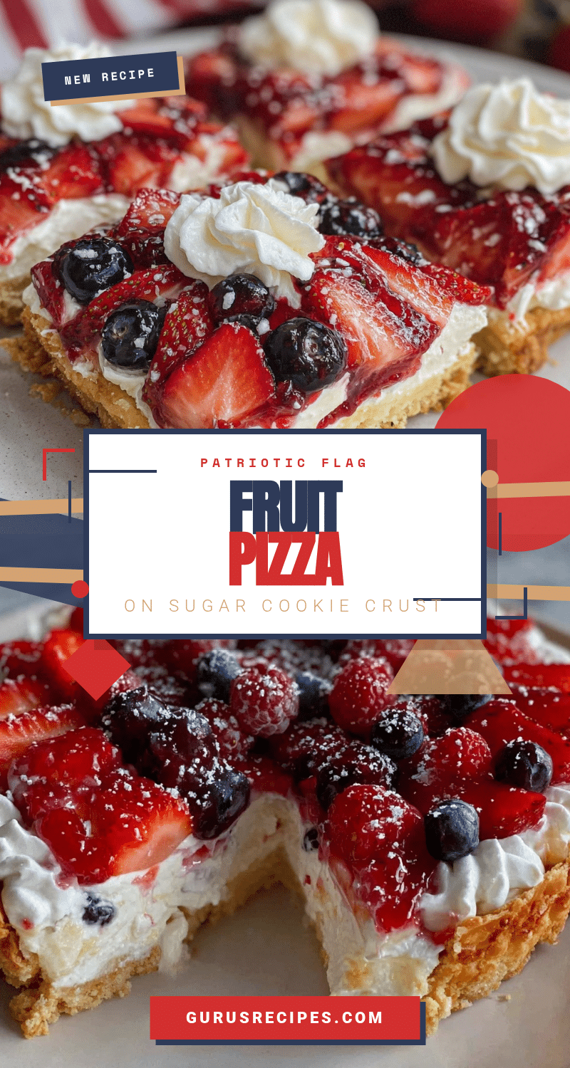 fresh patriotic flag fruit pizza recipe