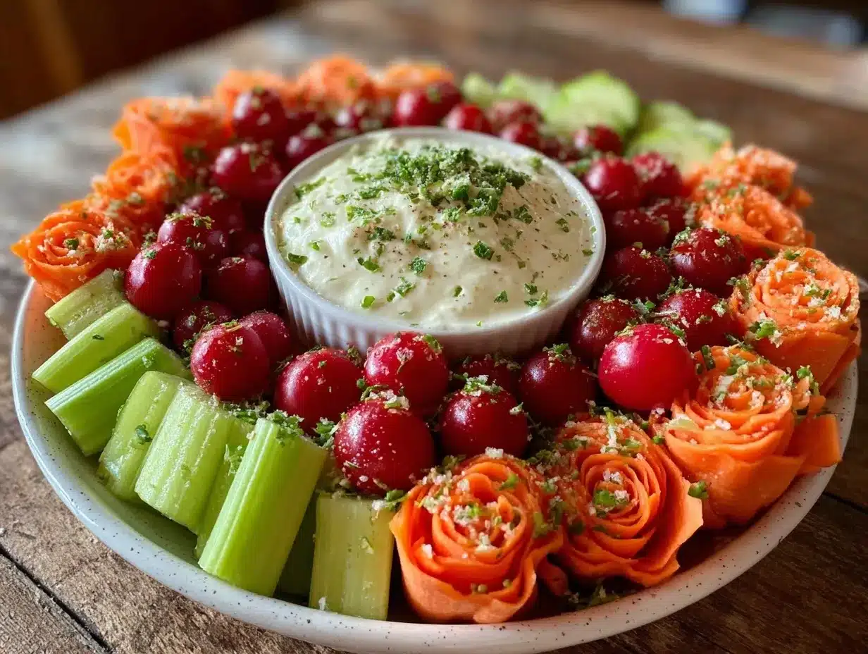 fresh veggie tray flower garden preparation steps