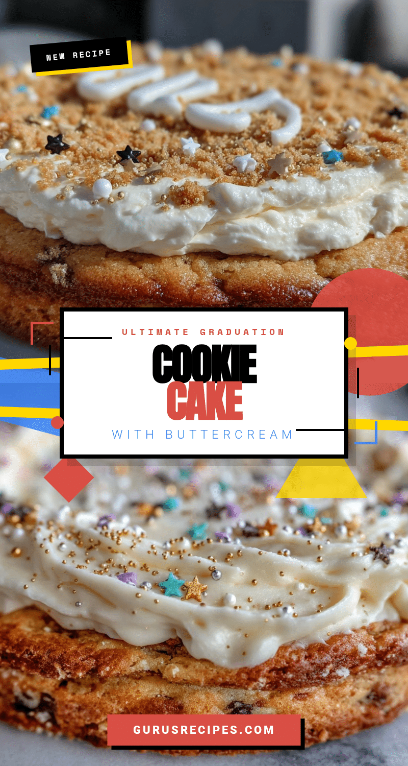 graduation cookie cake recipe