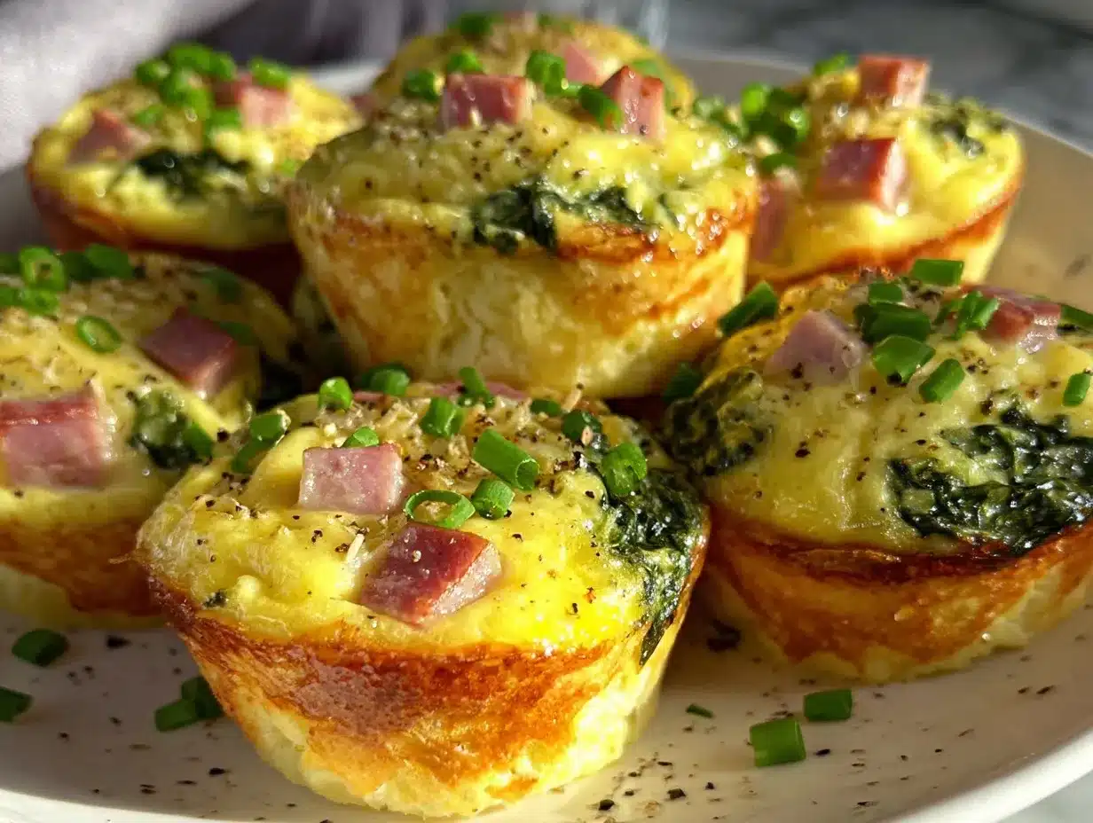 green eggs and ham mini quiche bites preparation steps